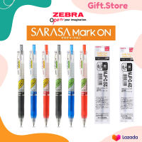 ปากกาเจล Sarasa Mark On น้ำแห้งเร็ว Zebra ขนาดหัว 0.4 MM และ 0.5 MM