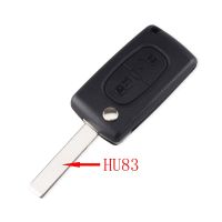 【Be worth】 islwpi KEYYOU 2ปุ่ม Remote Flip Key Case Fob สำหรับ Peugeot 107 207 307 307S 407 607 Auto Key Case CE0536 HU83/VA2