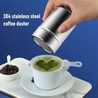 Stainless Set Duster or Template Pad Coffee Chocolate Shaker 16Pcs Coffee Steel Spray Flour Strew Cocoa Sifter Stencils