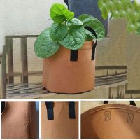 3 Gallon Grow Bags Garden Non-Woven Aeration Plant Fabric Pot Potato Flower Vegetables Container Growth Planting Pot WB5TH