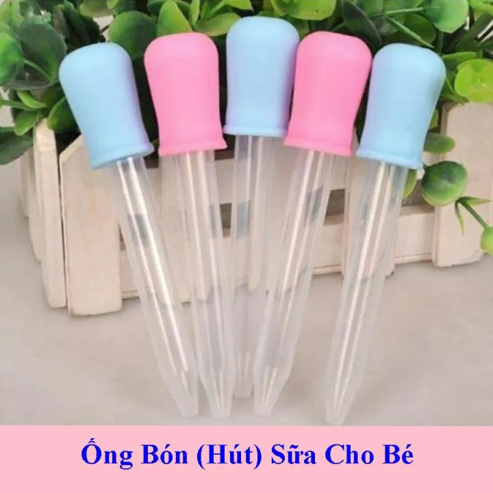 Set 2 Ống hút sữa, bón thuoc loại 5ml