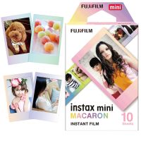 ฟิล์ม Fujifilm มาการูนมาการอง Instax Mini 8เดิม (10แผ่น) สำหรับกล้องจิ๋ว Instax Mini 11 9 25 50S 90 300 SP-2การแบ่งปัน