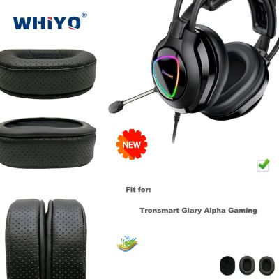 New Upgrade Replacement Ear Pads for Tronsmart Glary Alpha Gaming Headset Parts Leather Cushion Velvet Earmuff Earphone Sleeve