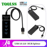 [HOT HAIXWLXKWW 589] TQQLSS 4พอร์ต USB 2.0 HUB Splitter การขยายตัวความเร็วสูงสำหรับอะแดปเตอร์แล็ปท็อปเดสก์ท็อป