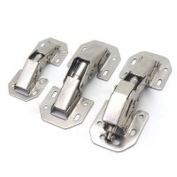 Practical 90 Degree Cabinet Hinges 3 Inch No-Drilling Hole Bridge Shaped Spring Hinge Cupboard Door Hardware For Cabinet and Doo