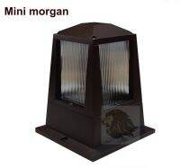 โคมไฟหัวเสาภายนอก รุ่นmini morganแถมหลอดled7w