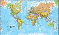 แผนที่ International Giant World Map - Mega Map Of The World - Front Lamination 0627