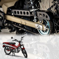 ครอบโซ่ บังโซ่แต่ง COVER BELT CHAIN GUARD WHEEL FRAME BLACK FIT FOR HONDA CT125 2020-2022