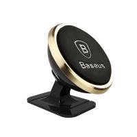 Baseus ตัวยึดแม่เหล็กที่วางโทรศัพท์ในรถยนต์การหมุน360องศาแม่เหล็กอเนกประสงค์ที่จับสำหรับ iPhone Samsung สมาร์ทโฟน GPS ของแท้