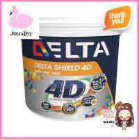 สีน้ำทาภายนอก DELTA SHIELD 4D BASE A กึ่งเงา 2.5 แกลลอนEXTERIOR WATER-BASED PAINT DELTA SHIELD 4D BASE A SEMI-GLOSS 2.5GAL **ด่วน ของมีจำนวนจำกัด**