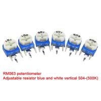 【JH】 10pcs Rm063 Rm-063 Adjustable Resistor 200 500 1k 2k 5k 10k 20k 50k 100k 200k 500k 1m Ohm Trimpot Variable