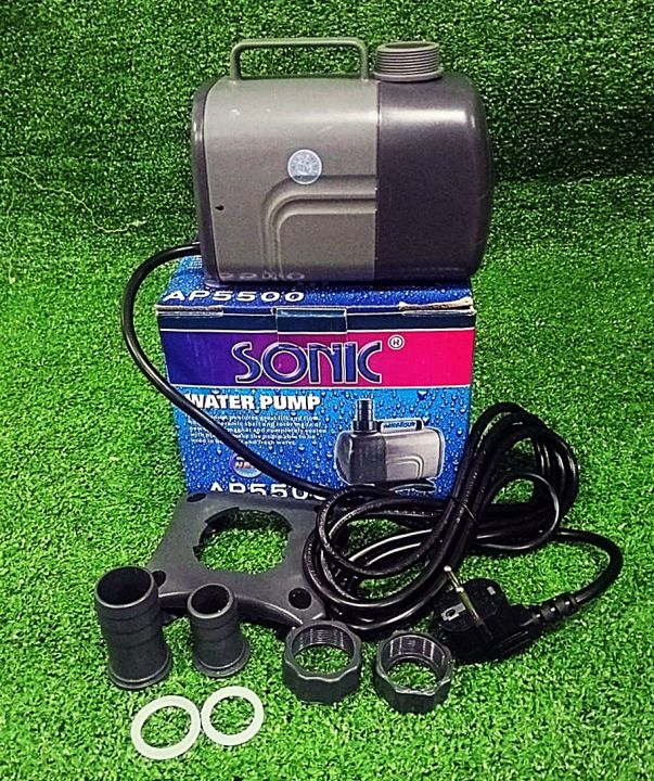 sonic-ap-5500-ปั๊มน้ำตู้ปลาคุณภาพเยี่ยมยอดนิยม-ราคาถูก-ap5500-ปั๊มน้ำตู้ปลา-ปั๊มน้ำพุ-ปั๊มหินหมุน