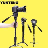 CAM ขาตั้งกล้อง Yunteng VCT-288 Monopod Tripod With 3 Legs Unipod Holder and Phone Clip ขาตั้งมือถือ