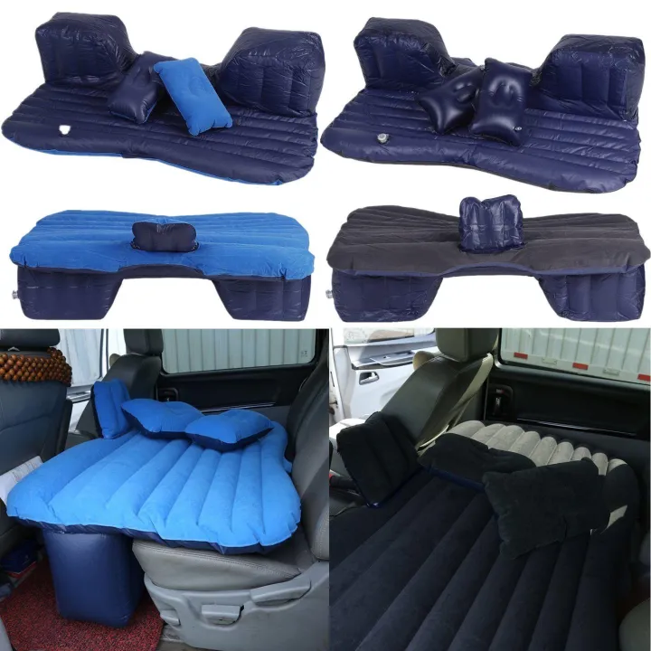 unitbomb-เบาะนอนในรถ-ที่นอนในรถ-ที่นอนเป่าลม-มีที่กันคอนโซลหน้า-เตียงลมในรถยนต์-เปลี่ยนเบาะหลังรถให้เป็นเตียงนอน-ขนาด135-85-45cm-สีดำ