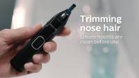 SALE!!! Philips Personal Nose Trimmer series 3000 NT3650/16 (ใหม่ล่าสุด) แบตเตอเลี่ยนตัดผม ปัตตาเลี่ยน อุปกรณ์จัดแต่งทรงผม เครื่องตัดผม