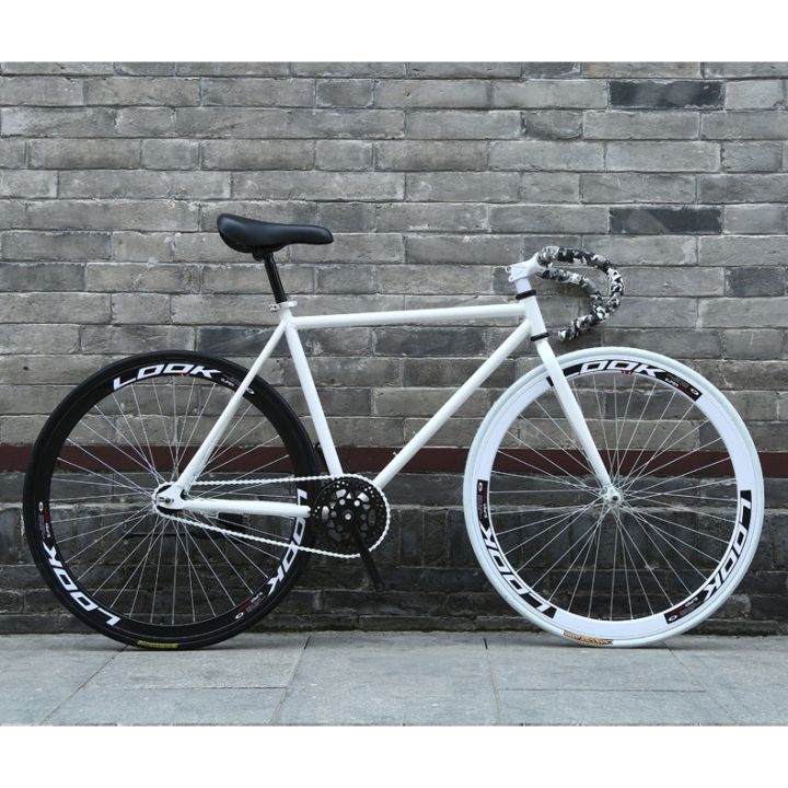 ประกอบฟรี-fixedgear-จักรยานฟิกเกียร์-เสือหมอบ-ล้อ-26-นิ้ว-ขอบ-40-มิล-เฟรมเหล็ก-ขนาดยาง-700-x-23-c