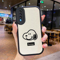 เคส Samsung A30S Case Snoopy leather ซิลิโคนนุ่มกล้องหน้าเต็มหน้า ป้องกันกล้อง กันกระแทก ฝาหลัง