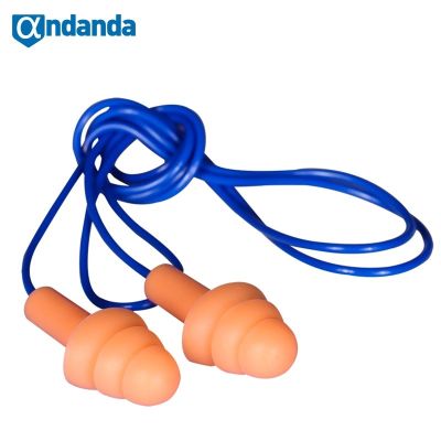 Andanda Ear Plugs 1/2/5/10pairs&nbsp;Noise Cancelling Sleeping Silicone Corded Anti-noise Earplugs Ultra-Soft Protector