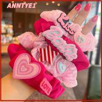 ANNTYE1 แฟชั่นสำหรับผู้หญิง ตุ๊กตาบาร์บี้ scrunchie อีลาสติก สีทึบทึบ ยางรัดผม ของใหม่ อุปกรณ์เสริมผม เชือกมัดผม สำหรับผู้หญิง