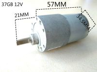 37GB (528) 12V DC 30RPM High Torque Gear Box Electric Motor  Deceleration motor+ Electric Motors