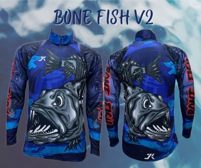 JK Thailand เสื้อตกปลา BONE FISH V2 ป้องกันรังสี UV 80% แห้งเร็ว