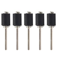 5pcs 1/8inch Shank Sanding Drums Kit Sand Mandrels Fit For Dremel Drill Rotary Abrasive Tools 12.7mm 6.35mm 9.5mm Cleaning Tools