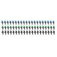 120 Pieces Drip Emitter Garden Flag Irrigation Dripper in 3 Sizes, Trees and Shrubs, 1 GPH, 2 GPH, 4 GPH