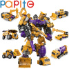 Papite ready stock new boy toys kids transform toys pocket car man figure - ảnh sản phẩm 1