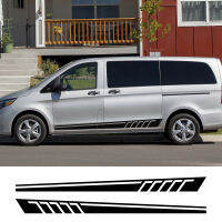 สำหรับ Benz V คลาส Vito Viano รถประตูด้านข้างสติ๊กเกอร์อัตโนมัติ DIY ฟิล์มไวนิลรูปลอกรถยนต์จัดแต่งทรงผมรถปรับแต่งอุปกรณ์เสริม