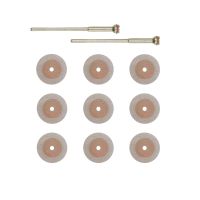 9Pcs Dental Ultra-Thin 13/0.15Mm Double Sided Diamond Cutting Disc For Separating Polishing Ceramic Crown Plaster Or Jade