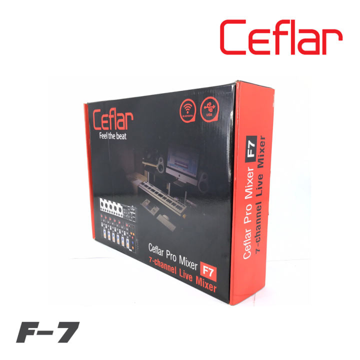 ceflar-f-7-มิกซ์เซอร์-5-แชลแนล-เล่นเพลงผ่านช่อง-usb-มีบูลทูธสำหรับเชื่อมต่อ-มีเอฟเฟคในตัว-รับประกันสินค้า-1-ปีเต็ม