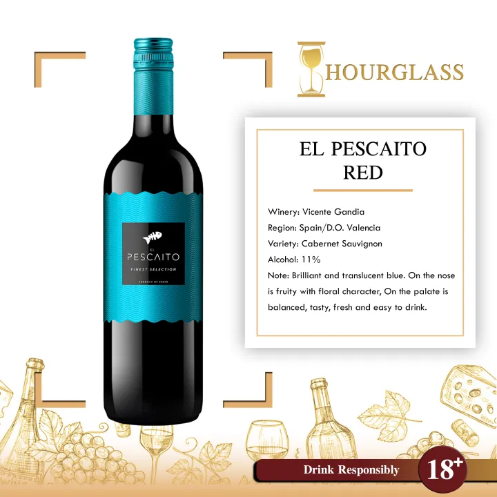 El Pescaito Carbernet Sauvignon 750ml | Spain | Red Wine | Lazada PH
