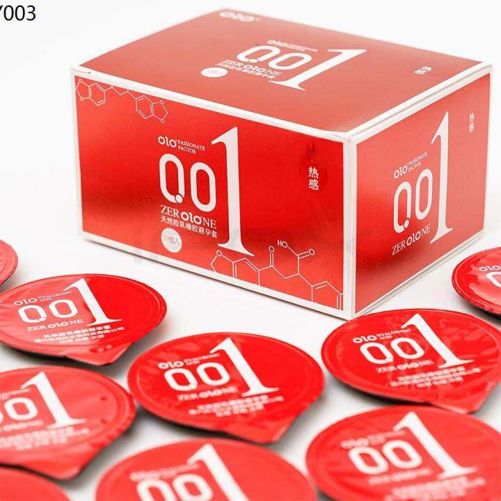 KONDOM OIO OLO 0.01 CONDOM SUPER THIN SUPER SOFT WITH HOT CLIMAX
