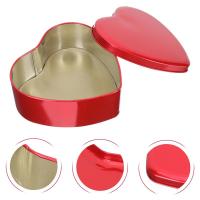 10pcs Tinplate Box Durable  Good Fine Unique Heart Shaped Gift Box Festival Candy Container Storage Boxes