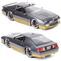 1:24ชั่ง Jada Bigtime กล้ามเนื้อคลาสสิก1985เชฟโรเลต Camaro Z28 D Iecasts และของเล่นยานพาหนะรุ่นโลหะผสม Chevy รถเด็ก