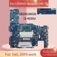 For LENOVO G40-70 G40-80 I3-4030U 14 Inch Notebook Mainboard ACLU1/ACLU2 NM-A272 DDR3L 5B20G36636 Laptop Motherboard