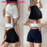 Asdsadsaaff Calção Femininos Sólido Magro Coreano Elasticidade Nova Moda เซ็กซี่ Streetwear Denim Verão Quente Vinatge Lazer Das Mulheres