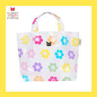 Kloset Etcetera Sunny Flower Glossy Shopping Bag M+ กระเป๋าคลอเส็ท ถุงผ้าเคลือบ กระเป๋าผ้าเคลือบ กระเป๋าถือ กระเป๋าแฟชั่นผู้หญิง กระเป๋าเอนกประสงค์