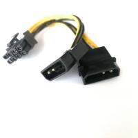 【ยืดหยุ่น】เซิร์ฟเวอร์พีซีภายใน Dual 2 IDE Molex ไปยัง CPU 8Pin 8P Converter สายไฟตะกั่วสายไฟ18AWG ลวด15ซม