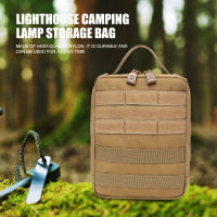 Camping Light อุปกรณ์เสริมกระเป๋าเก็บเต็นท์แบบพกพาโคมไฟอุปกรณ์เสริมไนลอนสำหรับสุนัขสีดำ Elnf Goal Zero ML4