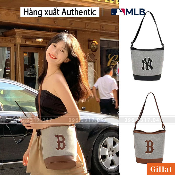 14009 MLB Premium Canvas Bucket Bag NY Yankees