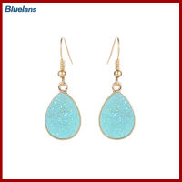 Bluelans®แฟชั่นผู้หญิงน้ำหยด drusy ห้อยตะขอต่างหูเครื่องประดับพรรคที่ไม่ซ้ำของขวัญ