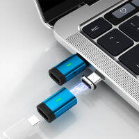 แม่เหล็ก USB C อะแดปเตอร์ PD100W อย่างรวดเร็วชาร์จแปลง24Pins Type C เชื่อมต่อสำหรับสายฟ้า3สำหรับ หัวเว่ย Xiaomi สวิทช์