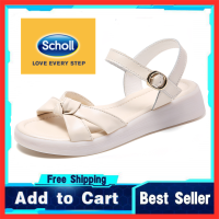 รองเท้าผู้หญิง Scholl Scholl รองเท้าแตะหนังของผู้หญิงรองเท้าสตรี Kasut Wanita รองเท้าแตะลำลอง Scholl รองเท้าแตะสตรี Scholl สำหรับผู้หญิง Scholl รองเท้าแตะโบฮีเมียผู้หญิงรองเท้าโบ้ทรองเท้าโลฟเฟอร์แบน