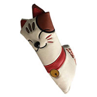 Uncle Jerry Golf putter HEAD COVER หนัง PU Lucky Cat Blades headcover Club นักกอล์ฟของขวัญ