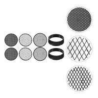 2 Sets/8pcs Soil Sieve Fine Mesh Strainer Garden Sifter Bonsai Compost Sifter Soil Riddle Plastic Mesh Riddle Primary School Mesh Covers