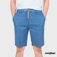 GALLOP : Mens wear LINEN SHORTS กางเกงขาสั้นผ้าลินิน รุ่น GS9022 โทนสี Fashion2 มีสี Royal Blue-กรม , Coral - ส้ม / ราคาปรกติ 2,490.-