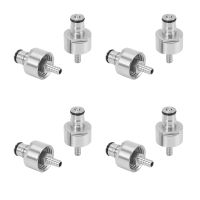 8Pcs/Lot 304 Stainless Steel Carbonation Cap 5/16 Inch Barb, Ball Lock Type, Fit Soft Drink PET Bottles