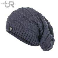 New True Letter Winter Hat Long Size Knitted Cap High Quality Casual Beanies For Men &amp; Women Solid Bonnet Cap