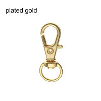 LANSEL Gold Silver Keychain Clips Lobster Clasp Key Ring Hook Jewelry Accessories Swivel Uni Backpack BucklesMulticolor